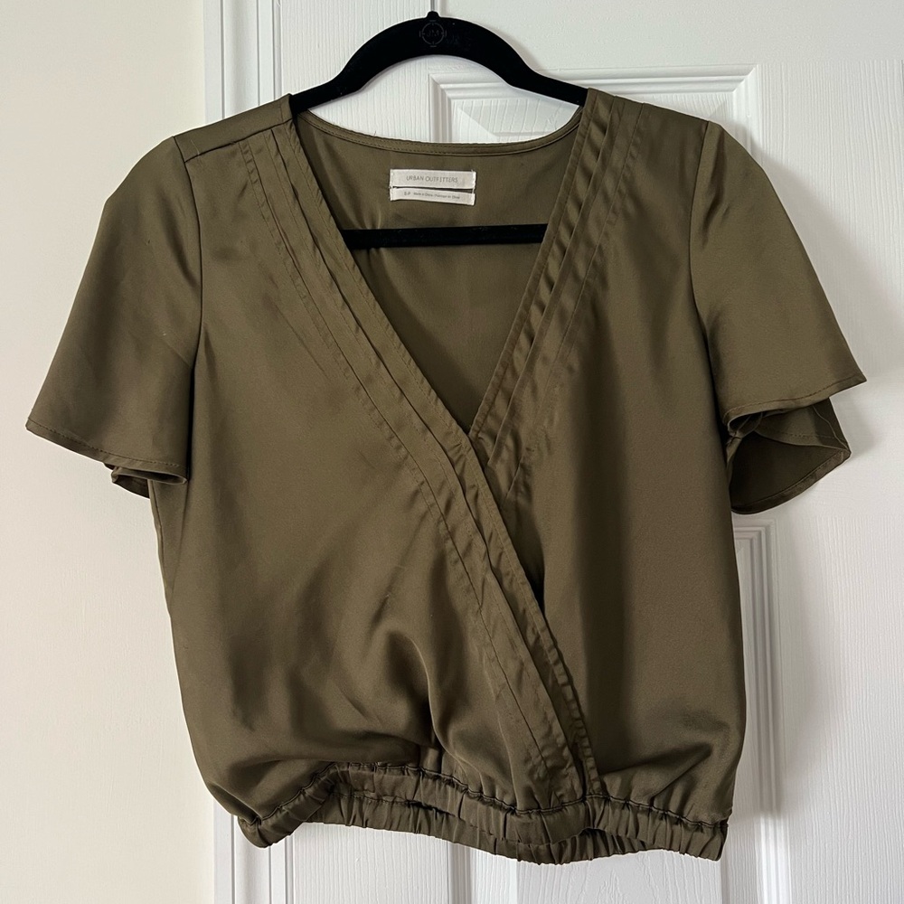 urban outfitters satin top